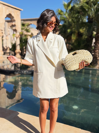 Pochette RAPHIA beige