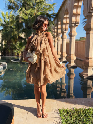 Pochette RAPHIA beige