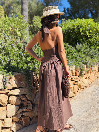 Robe BRIDGERTON chocolat