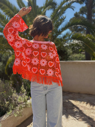 Top COACHELLA en crochet