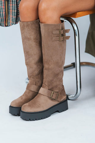 Bottes MANCHESTER taupe