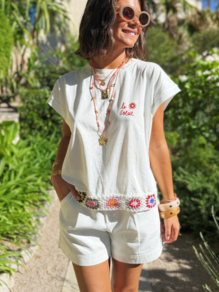 Tee-shirt CROCHET multi (PRÉ-COMMANDE)