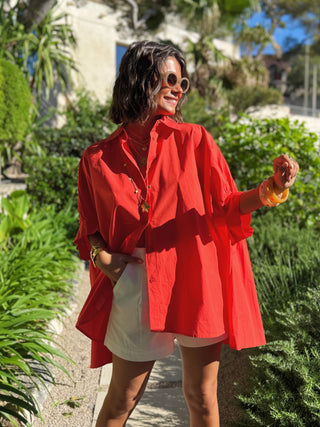 Chemise POPPY orange
