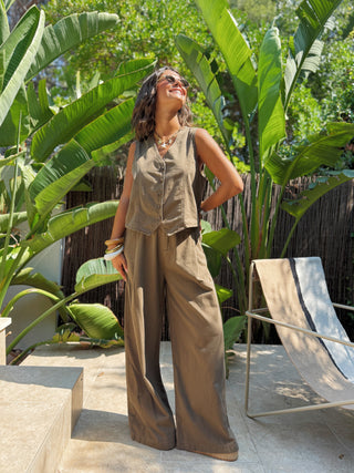 Ensemble en JEAN moka