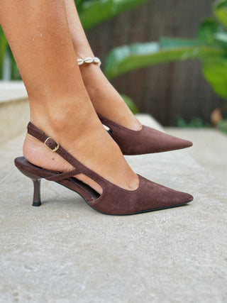Chaussures AVA  à talons marron