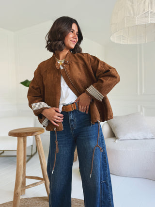Ceinture en cuir LIVY camel