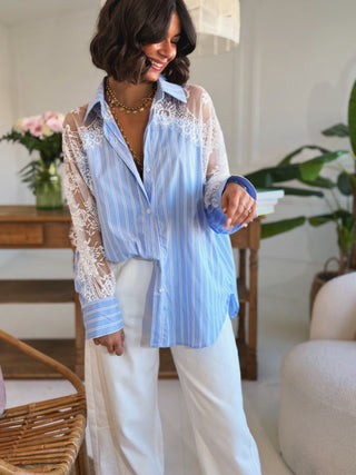 Chemise RAYÉE x DENTELLE