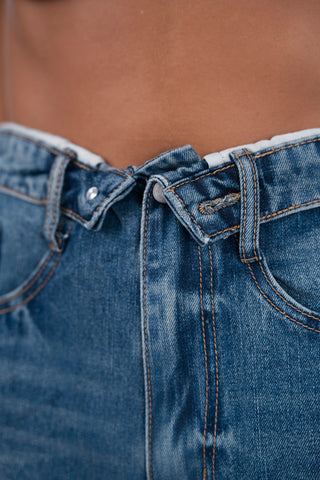Jean DESTROY denim foncé
