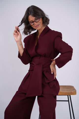 Pantalon ALEX bordeaux