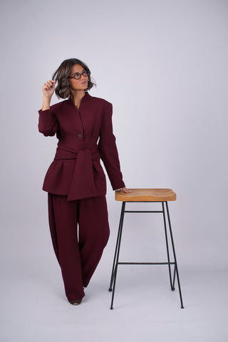 Pantalon ALEX bordeaux