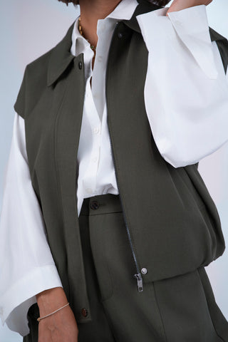 Veste sans manche ARON kaki