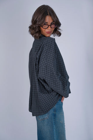 Chemise POPELINE à carreaux (pré-commande)