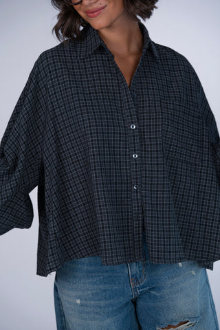 Chemise POPELINE à carreaux (pré-commande)
