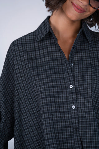 Chemise POPELINE à carreaux (pré-commande)