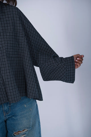 Chemise POPELINE à carreaux (pré-commande)