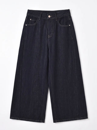 Pantalon en jean 7/8 denim brut