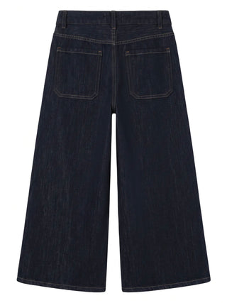 Pantalon en jean 7/8 denim brut