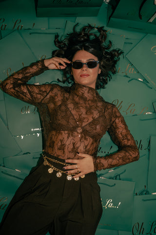 Body DENTELLE chocolat