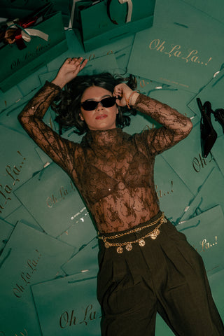 Body DENTELLE chocolat