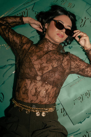 Pantalon NICO à pinces chocolat