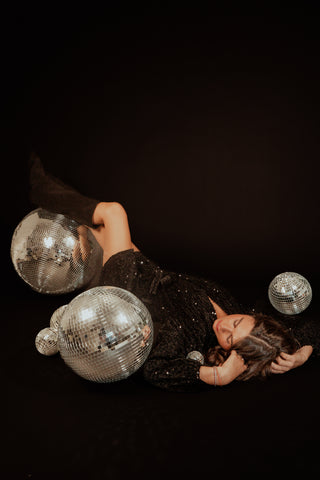 Combi-short SCINTILLANTE noir