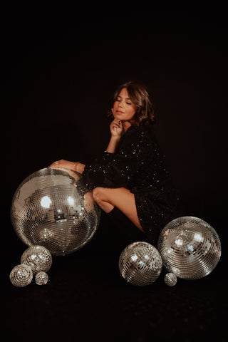 Combi-short SCINTILLANTE noir