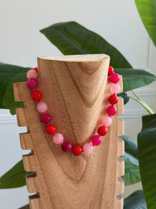 Collier CANDY rouge