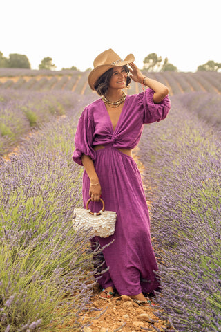 Robe VALENSOLE prune