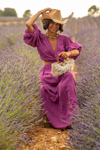 Robe VALENSOLE prune