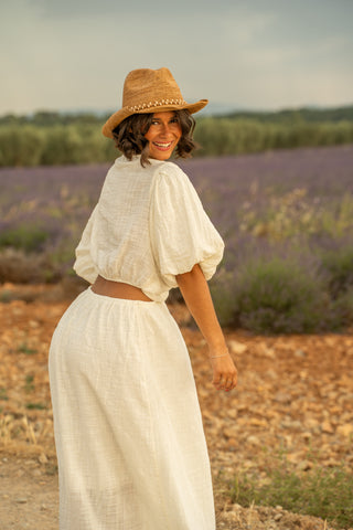 Robe VALENSOLE écru