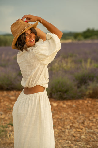 Robe VALENSOLE écru