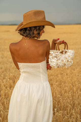 Robe BUSTIER dentelle blanc