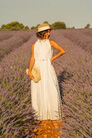 Pochette raphia MARGUERITE
