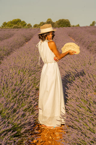 Pochette raphia MARGUERITE