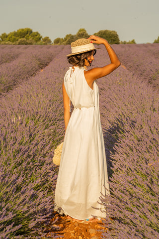 Robe STONE blanc