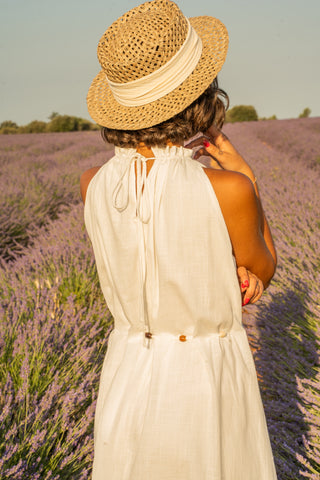 Robe STONE blanc