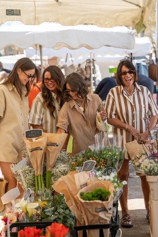 Combi-short OHLALA rayée chocolat