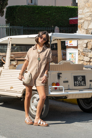 Combi-short OHLALA chocolat