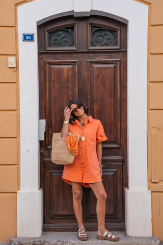 Combi-short OHLALA orange