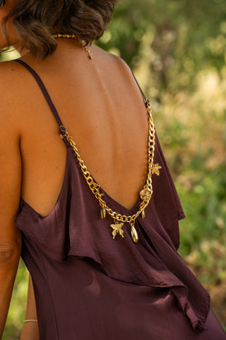 Robe ROSALIA prune (pré-commande)