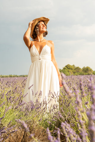 Robe VALENTINE écru (Pré-commande)