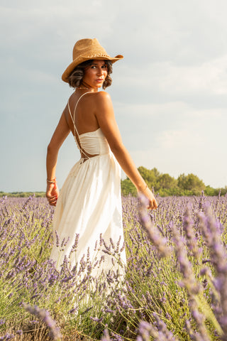 Robe VALENTINE écru (Pré-commande)