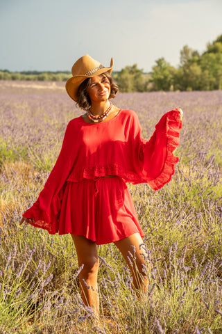 Ensemble MARLO rouge