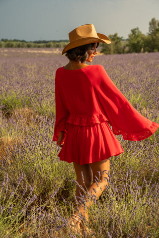 Ensemble MARLO rouge