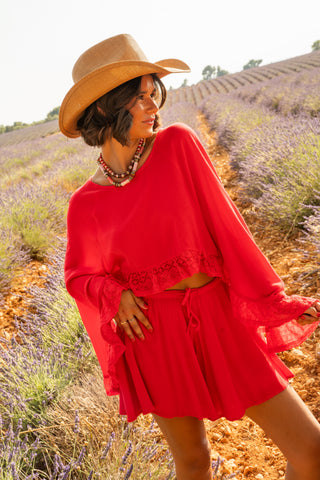 Ensemble MARLO rouge