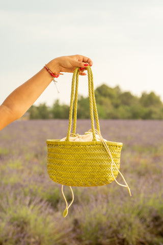 Mini sac TRESSÉ vert