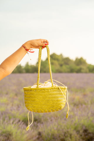 Mini sac TRESSÉ vert