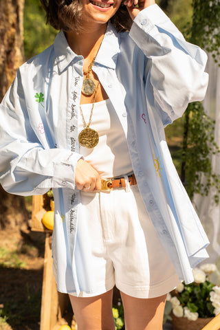 Top BODY blanc encolure carrée