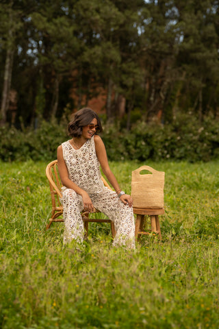 Ensemble en crochet & sequins