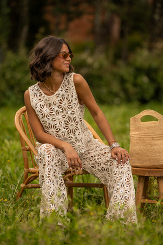 Ensemble en crochet & sequins